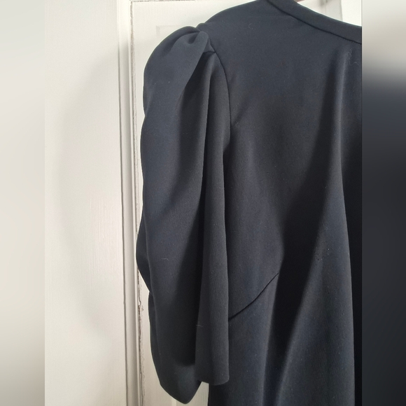 A.L.C. Black Puff Sleeve Blouse - Picture 4 of 5